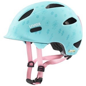 Uvex, Uvex Velohelm Kinder Oyo Style - Flowers Cyan Mat, oyo style Kinder Velohelm