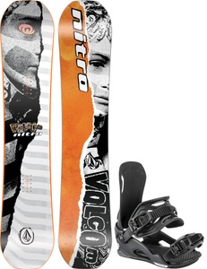 Nitro, Ripper x Volcom Kinder Snowboard Set 25/26