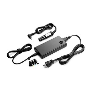 HP, HP 90 W Flacher Kombiadapter mit USB Notebook-Netzteil, 