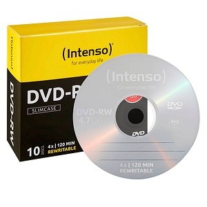 Intenso, 10 Intenso DVD-RW, 