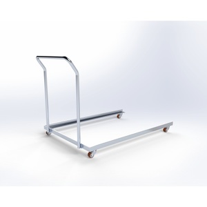 HEMMDAL, HEMMDAL Logistikroller, verzinkt, TK 450 kg, für Paletten 1.200 x 800 mm, mit Schiebebügel