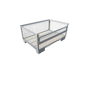 Jungheinrich PROFISHOP, Euro-Gitterbox, Längswand halb abklappbar, Höhe 570 mm
