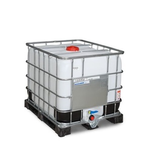 Denios, IBC, Gefahrgut-Ausführung, PE-Palette, 800 l, Öffnung NW150, Auslauf NW50