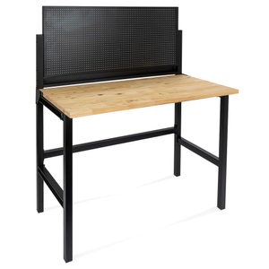 HEMMDAL, HEMMDAL Werkbank, klappbar, TK 150 kg, Lochwand inkl. 10 Haken