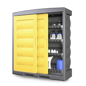 Denios, Denios Chemikalienschrank PolyStore 1820, mit Schiebetüren