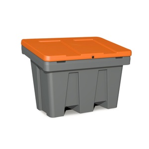 Denios, Streugutbehälter GB 300, grau/orange, 300 Liter