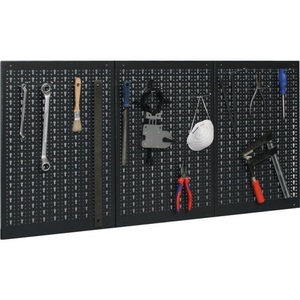 Jungheinrich PROFISHOP, Lochwand, B400xH600mm, Gesamt-B1200xH600mm, mit 12 Standardhaken
