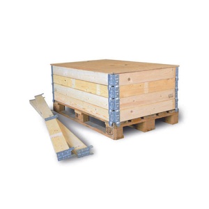 Jungheinrich PROFISHOP, Holzaufsatzrahmen für Europaletten, 1/2-Mass, LxBxH 800 x 600 x 200 mm