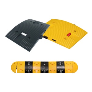 Jungheinrich PROFISHOP, Temposchwelle aus PP, PVC-ummantelt, < 40 km/h, Grundelement, gelb