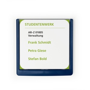 DURABLE Türschild Click Sign, HxB 148,5 x 149 mm, dunkelblau