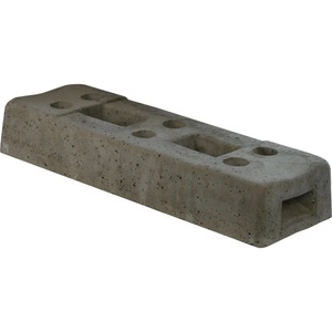 Schake, Schake Bauzaunfuss, Beton, 6 Löcher, 36 kg