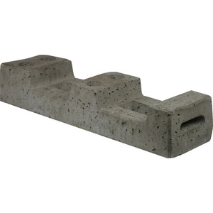 Schake, Schake Bauzaunfuss, Beton, 4 Löcher, 25 kg