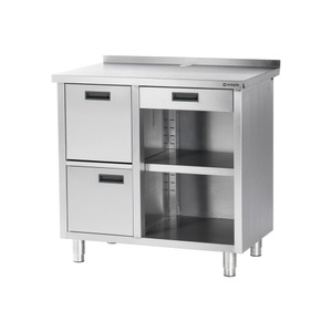 Stalgast, Stalgast Arbeitstisch für Kaffeemaschine, mit Aufkantung, 1000 x 700 x 1000 mm (BxTxH)