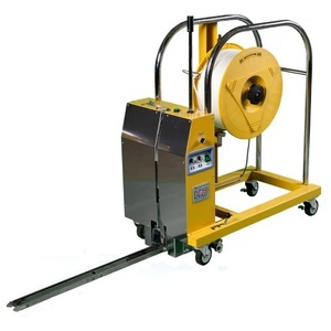 Hagenauer + Denk KG, Halbautomatische Paletten-Umreifungsmaschine HDS-25-PV3-16-200, für Bandbreite 12-16 mm