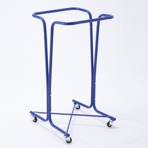 MOTTEZ, MOTTEZ Müllsackständer 400 Liter mit Rollen, blau