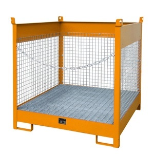 bauer, Fass-Stapelpalette Bauer FSP-4 D, für 4 x 200 l Fass, orange