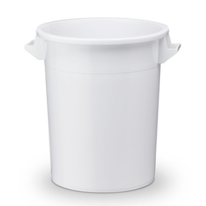 ALPHA Paletten, Kunststofftonne, weiss, 75 Liter