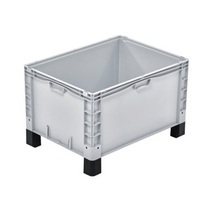 ALPHA Paletten, Alpha Eurobox aus PP mit geschlossenen Wänden, HxBxT 520 x 600 x 800 mm, mit Füssen