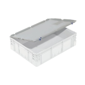 ALPHA Paletten, Scharnierdeckel für Eurobehälter, 800x600 mm