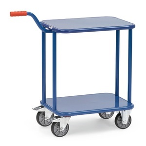 Fetra, fetra® Etagen-Griffroller, mit Stahlböden, 2 Etagen à 600 x 450 mm