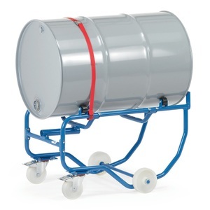 Fetra, fetra®- Fasskipper fetra®, TK 250 kg, mit Hebelstange, mobil, Kunststoffrollen zum Drehen des Fasses