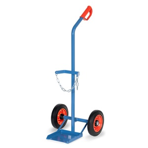 Fetra, fetra® Stahlflaschen-Karre, für 1 Stahlflasche à 20-50 Liter, Vollgummi-Bereifung