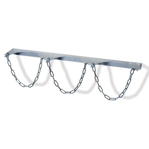 Fetra, fetra® Wandhalterung für 3 Gasflaschen, Kettensicherung, Flaschen-Ø 320 mm