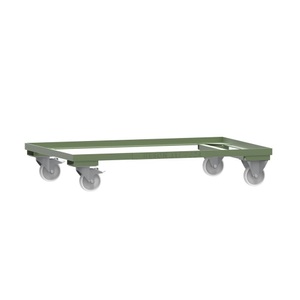 Heson, Fahrgestell für HESON® Gitterbox, lackiert, für Behälter 1.200 x 800 mm, resedagrün