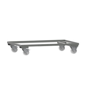 Heson, Fahrgestell für HESON® Gitterbox, lackiert, für Behälter 1.200 x 800 mm, mausgrau