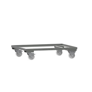 Heson, Fahrgestell für HESON® Gitterbox, lackiert, für Behälter 1.000 x 800 mm, mausgrau