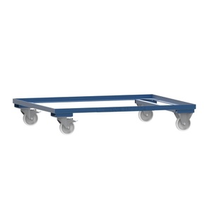 Heson, Fahrgestell für HESON® Gitterbox, lackiert, für Behälter 1.200 x 1.000 mm, enzianblau