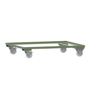 Heson, Fahrgestell für HESON® Gitterbox, lackiert, für Behälter 1.200 x 1.000 mm, resedagrün