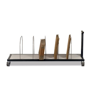 DAHMEN, Untertischmagazin für DAHMEN Packtische, lang mit 6 Bügeln