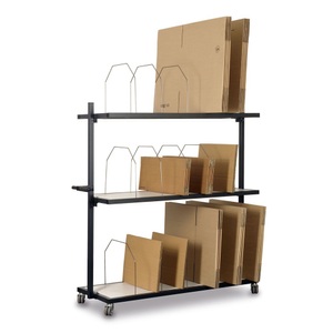 DAHMEN, Kartonagenmagazin, fahrbar, 3 Etagen
