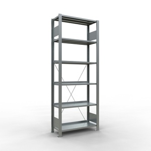 SCHULTE, SCHULTE Aktenregal GF, einseitig, mit Endanschlägen, FL 85 kg, HxBxT 2.000 x 750 x 300 mm