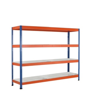 SCHULTE, SCHULTE Weitspannregal, mit Stahlpaneelen, GF, HxBxT 1.981 x 1.536 x 469 mm