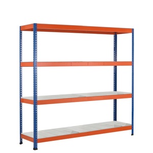 SCHULTE, SCHULTE Weitspannregal, mit Stahlpaneelen, GF, HxBxT 2.438 x 2.146 x 621 mm