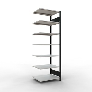 SCHULTE, SCHULTE Aktenregal AF, doppelseitig, ohne Mittelanschläge, FL 150 kg, schwarz, HxBxT 2.300 x 750 x 600 mm