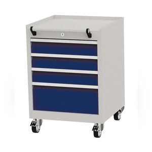 bedrunka+hirth, Bedrunka+Hirth Rollcontainer mit Schubladentragkraft 50 kg und Vollauszug, HxBxT 805 x 530 x 500 mm, kobaltblau