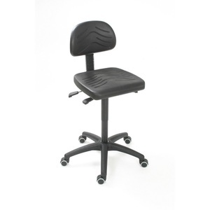 Jungheinrich PROFISHOP, Arbeitsdrehstuhl Easy Polyurethan, Sitzhöhe 450-650 mm, Kunststoffbasis, Rollen