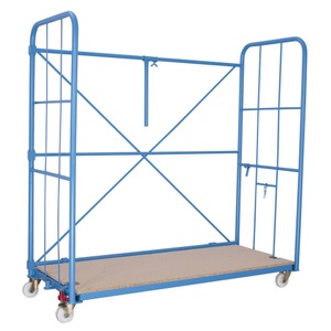 Jungheinrich PROFISHOP, Möbel-Rollbox mit Gitterseiten + Rückenstreben, HxBxT 1.730 x 1.730 x 730 mm