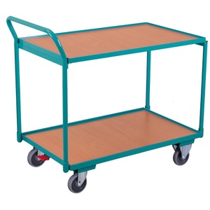 Ameise®, Ameise®- Tischwagen Ameise®, hochstehender Bügel, 2 Etagen à 850 x 500 mm