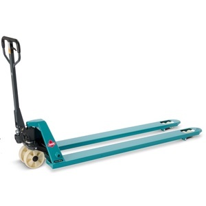 Ameise®, Ameise®- Handhubwagen Ameise®, TK 2.000 kg, GL 1.800 mm, Nylon, Tandemrollen, RAL 5018 türkisblau