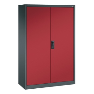 CP, C+P Werkzeugschrank, Schubladen 4x174 mm, 6 Böden, Breite 1.200 mm, anthrazitgrau, rubinrot