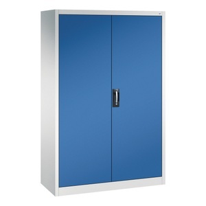 CP, C+P Werkzeugschrank, Schubladen 4x86 + 4x174 mm, 6 Böden, Breite 1.200 mm, lichtgrau, enzianblau