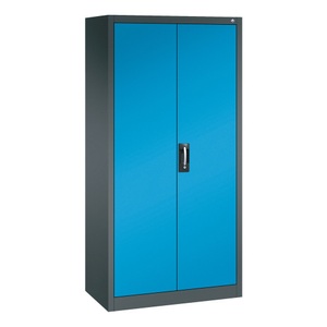 CP, C+P Werkzeugschrank, Schubladen 4x174 mm, 6 Böden, Breite 930 mm, anthrazitgrau, lichtblau