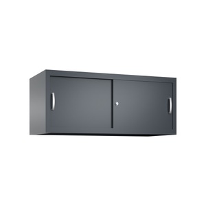 CP, Aufsatzschrank für C+P Werkstatt-Schiebetürenschrank, HxBxT 500 x 1.200 x 500 mm, anthrazitgrau, anthrazitgrau