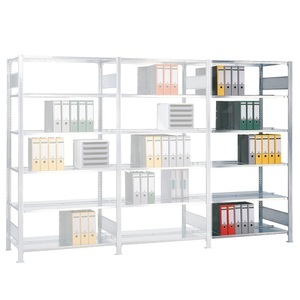 SCHULTE, SCHULTE Aktenregal AF, doppelseitig, mit Mittelanschlägen, FL 150 kg, HxBxT 2.500 x 1.000 x 600 mm