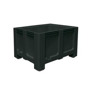 Jungheinrich PROFISHOP, Grossbehälter aus Polyethylen, 610 Liter, mit Füssen, anthrazit