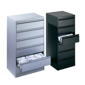 CP, C+P Karteikartenschrank Office, DIN A5 quer, 3-bahnig, 6 Schubladen, anthrazit
